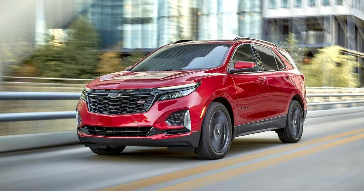 2024 Chevrolet Equinox on the road