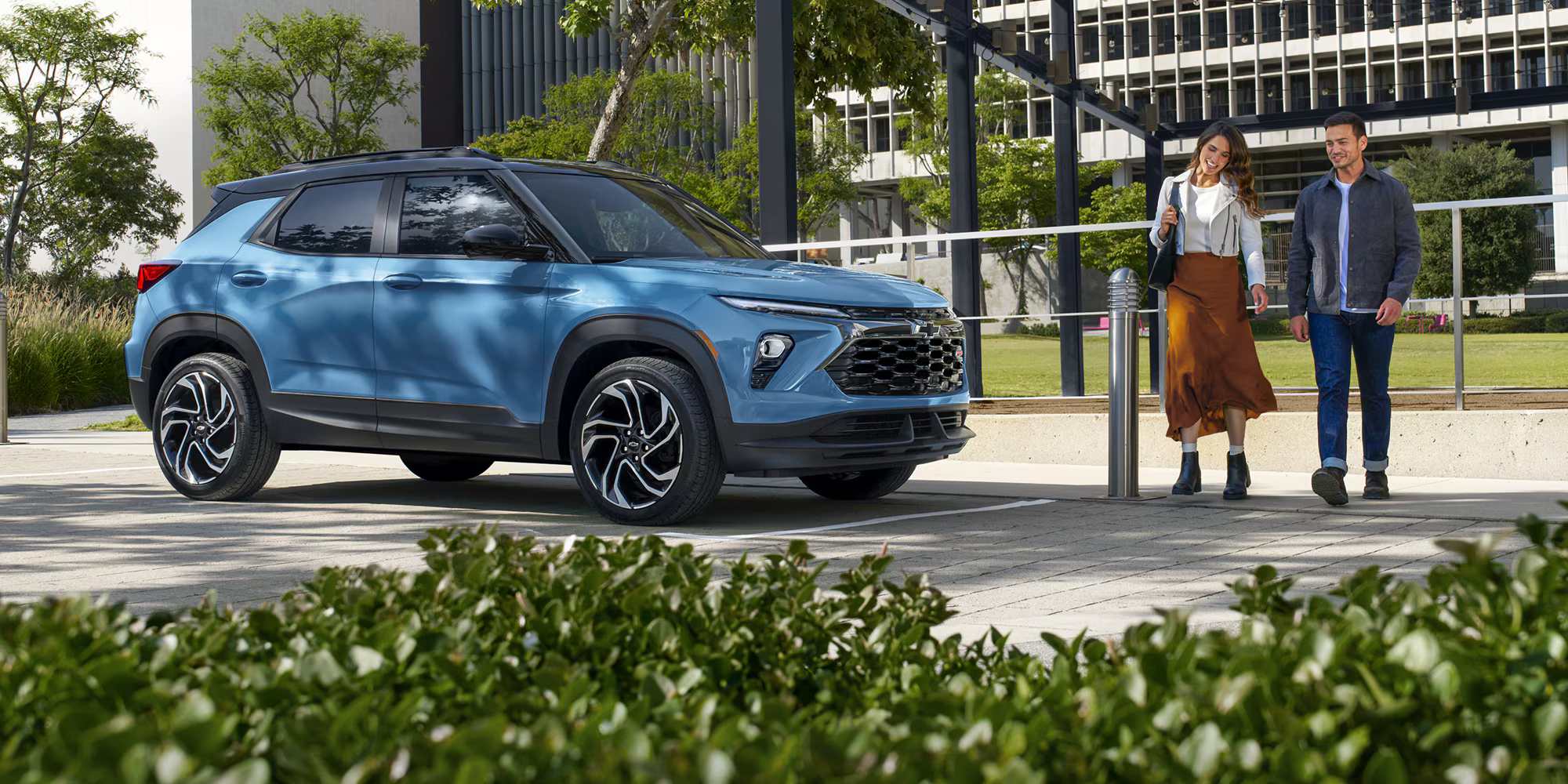 2026 Chevrolet Trailblazer with people outside