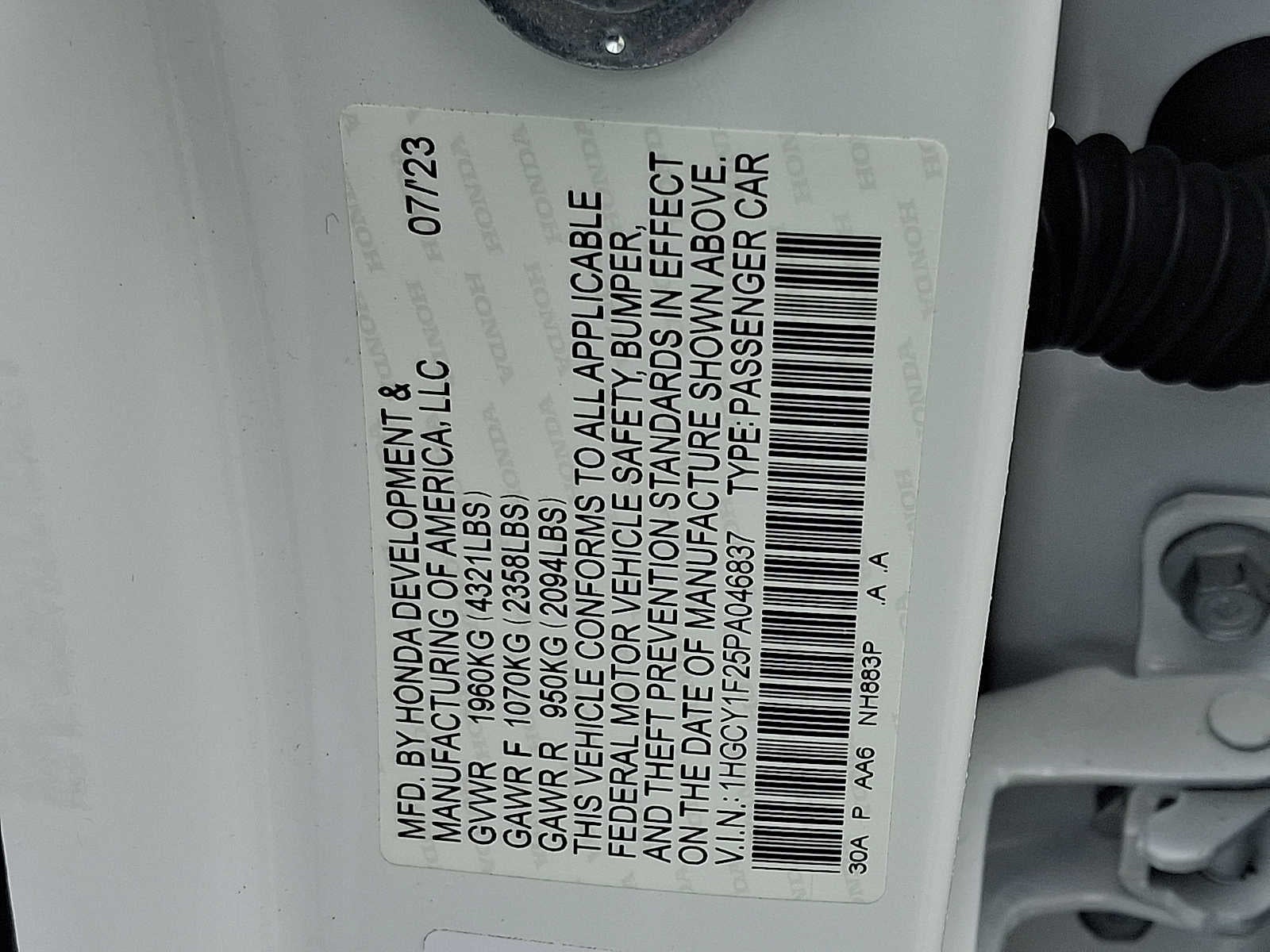 2023 Honda Accord LX