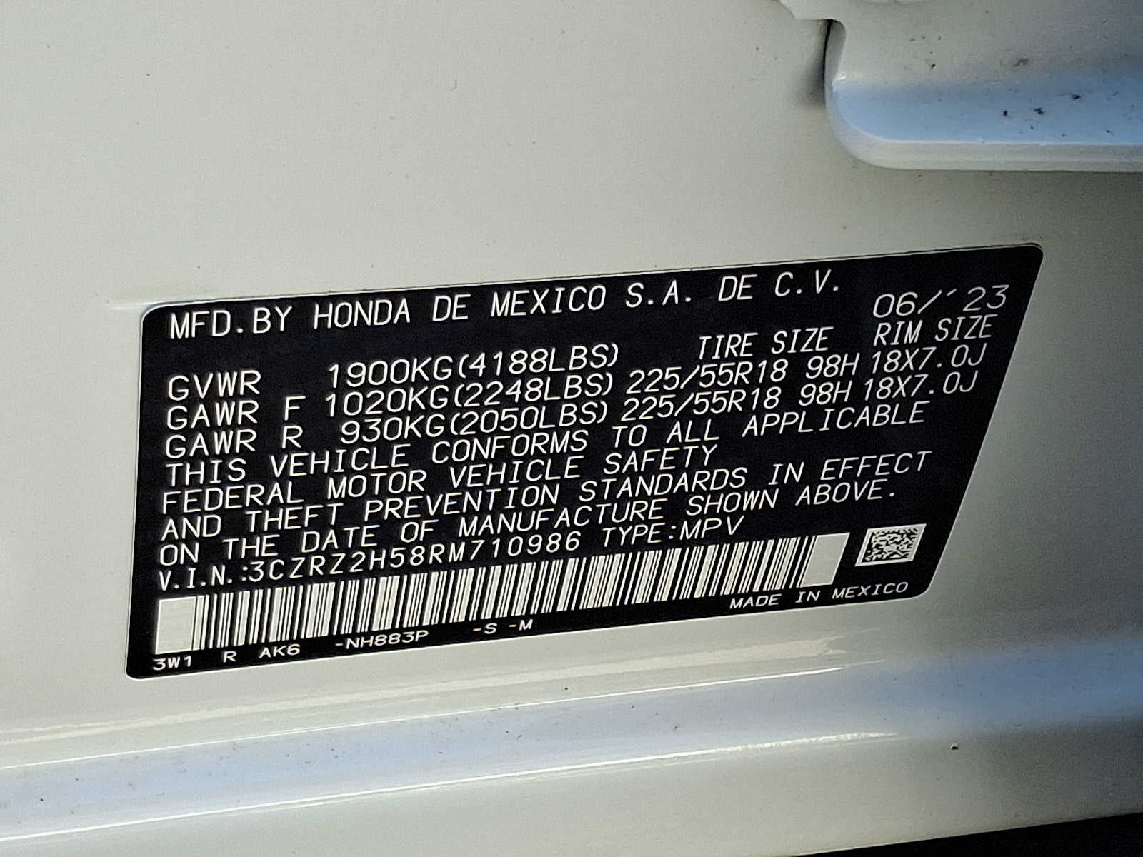 2024 Honda HR-V Sport