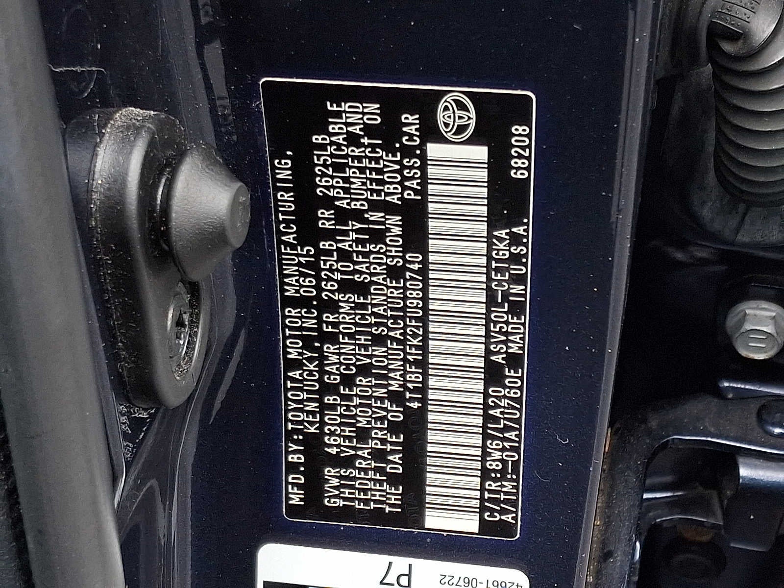 2015 Toyota Camry LE