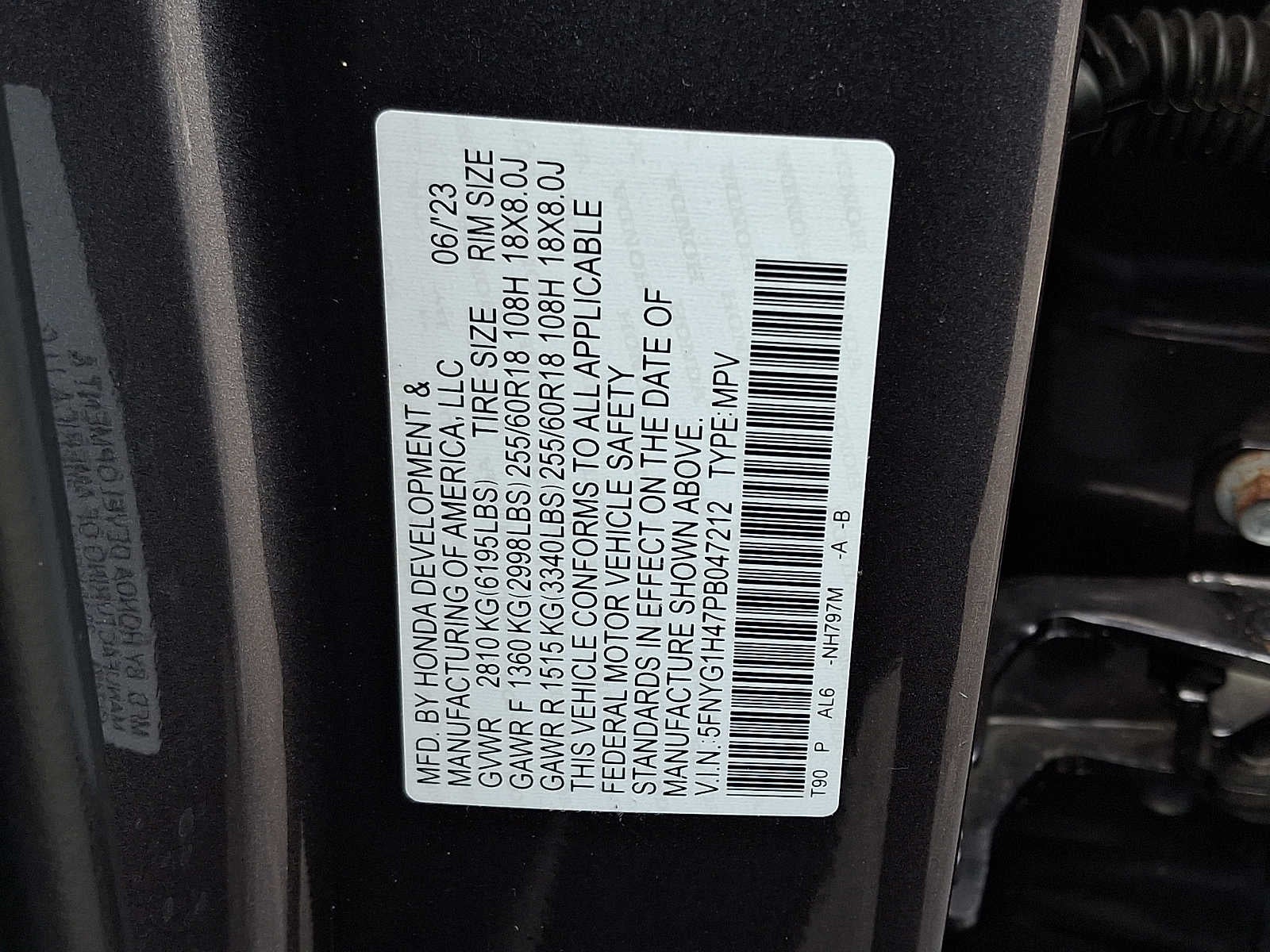 2023 Honda Pilot EX-L 8 Passenger