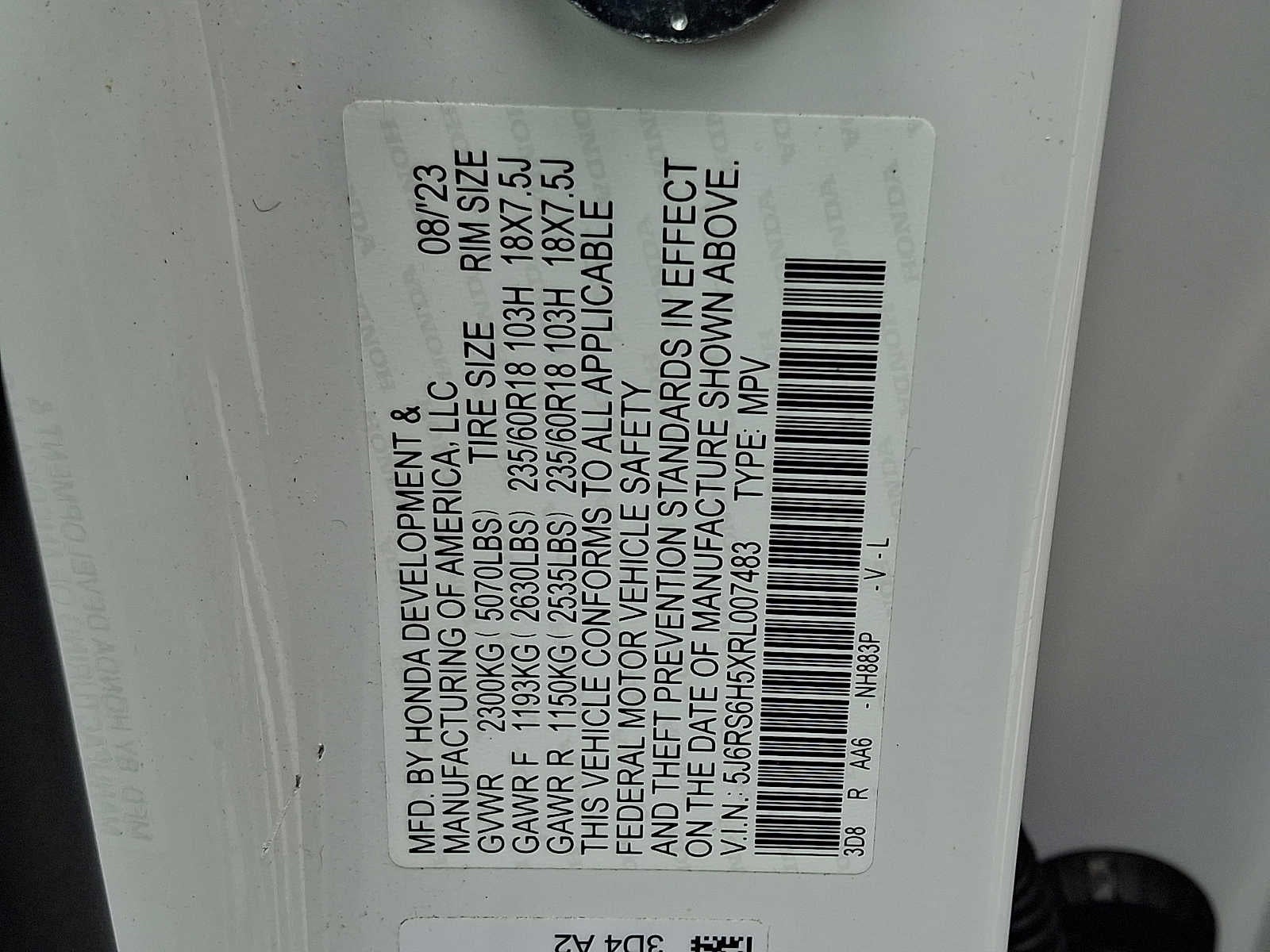 2024 Honda CR-V Hybrid Sport