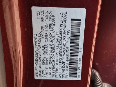 2024 Honda CR-V Hybrid Sport Touring