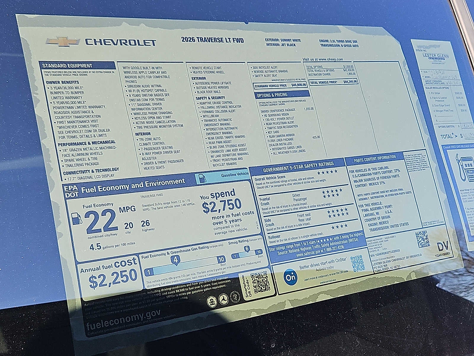 2026 Chevrolet Traverse LT