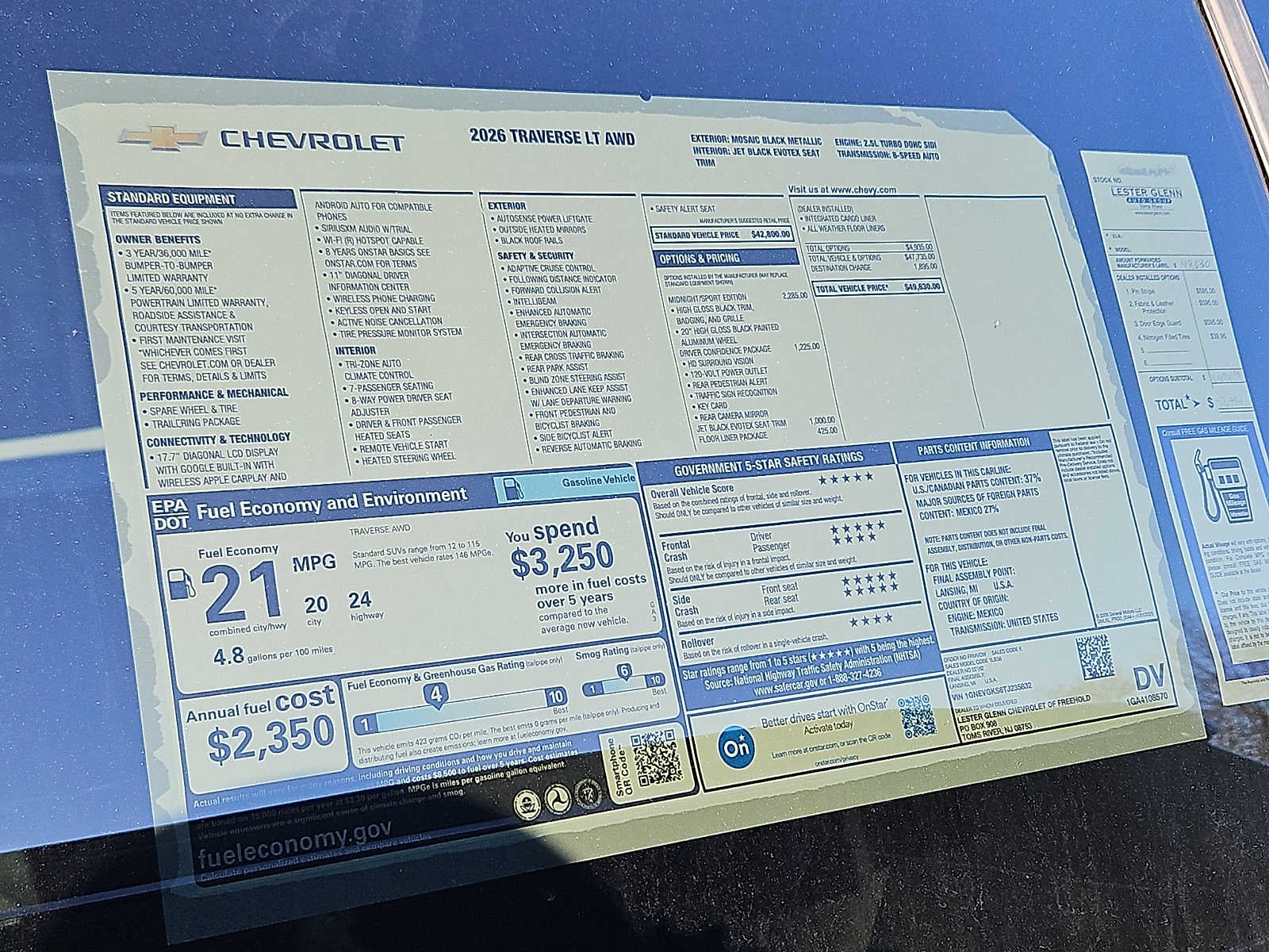 2026 Chevrolet Traverse LT