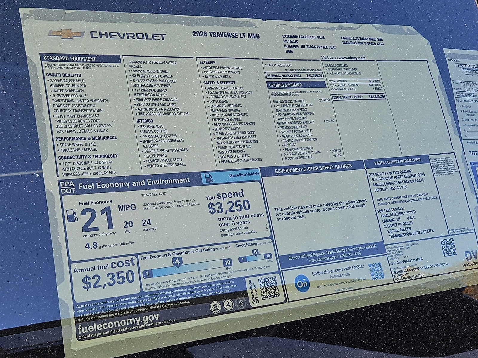 2026 Chevrolet Traverse LT