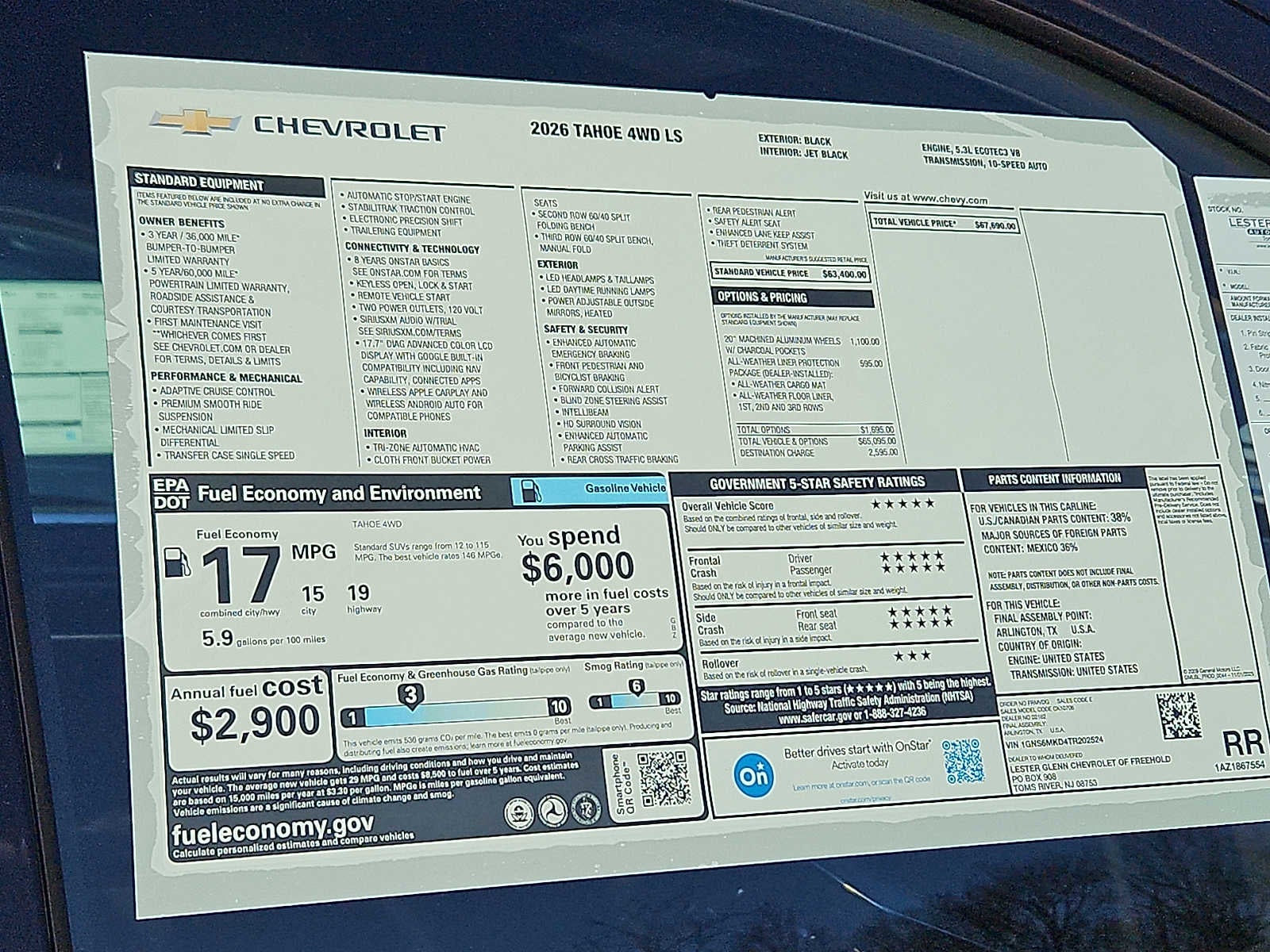 2026 Chevrolet Tahoe LS