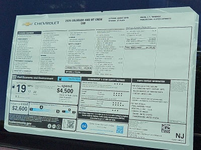 2026 Chevrolet Colorado WT