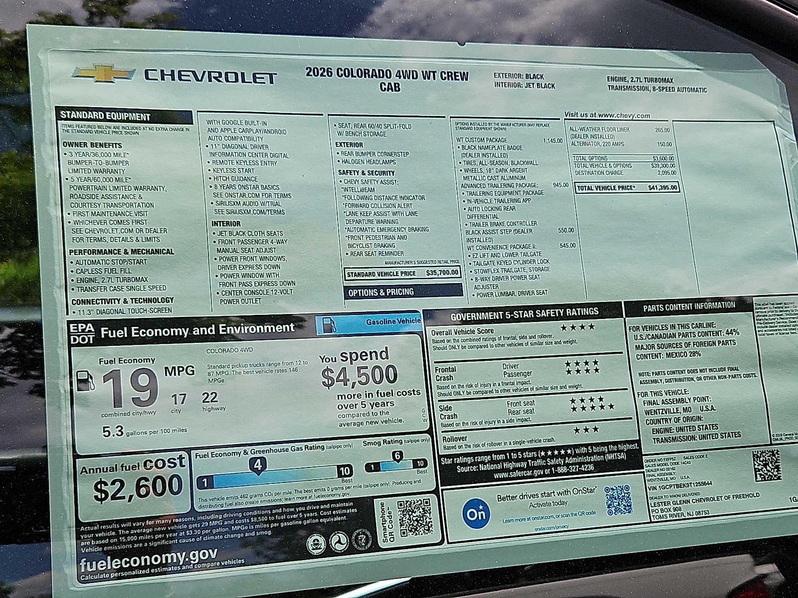 2026 Chevrolet Colorado WT