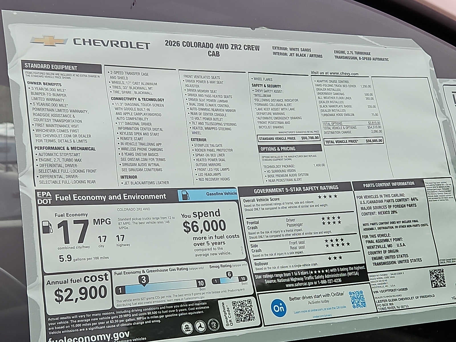 2026 Chevrolet Colorado ZR2