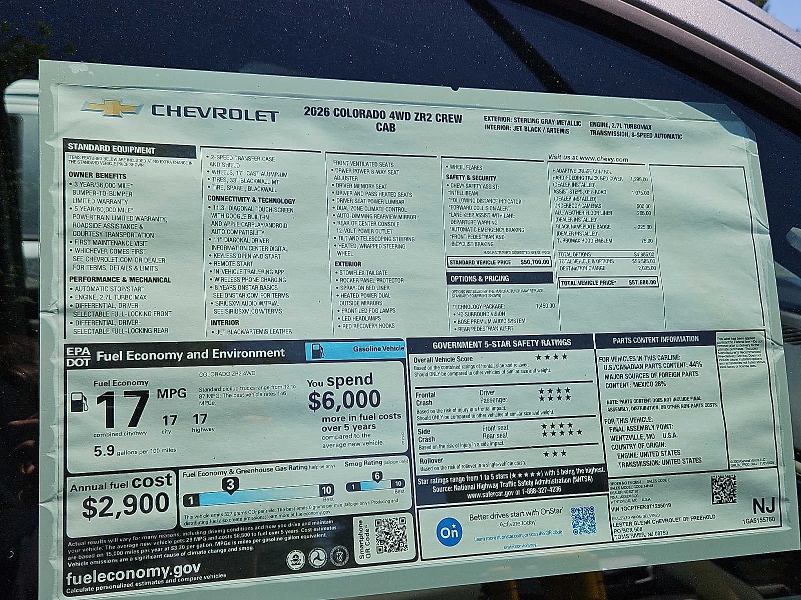 2026 Chevrolet Colorado ZR2