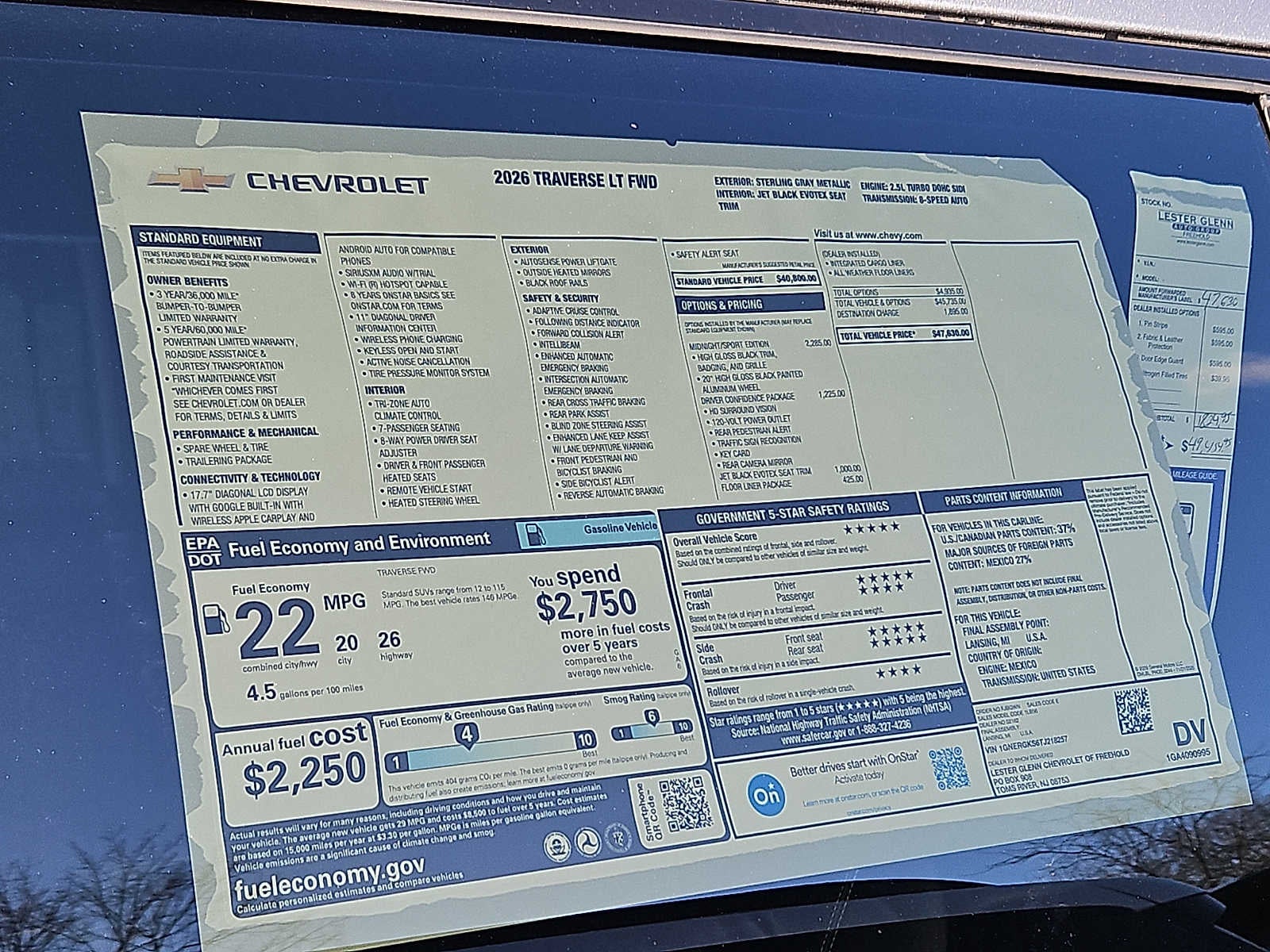 2026 Chevrolet Traverse LT