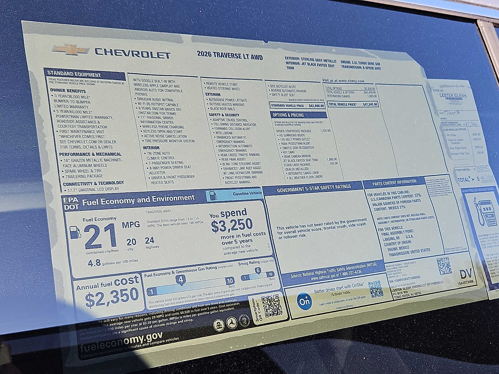 2026 Chevrolet Traverse LT