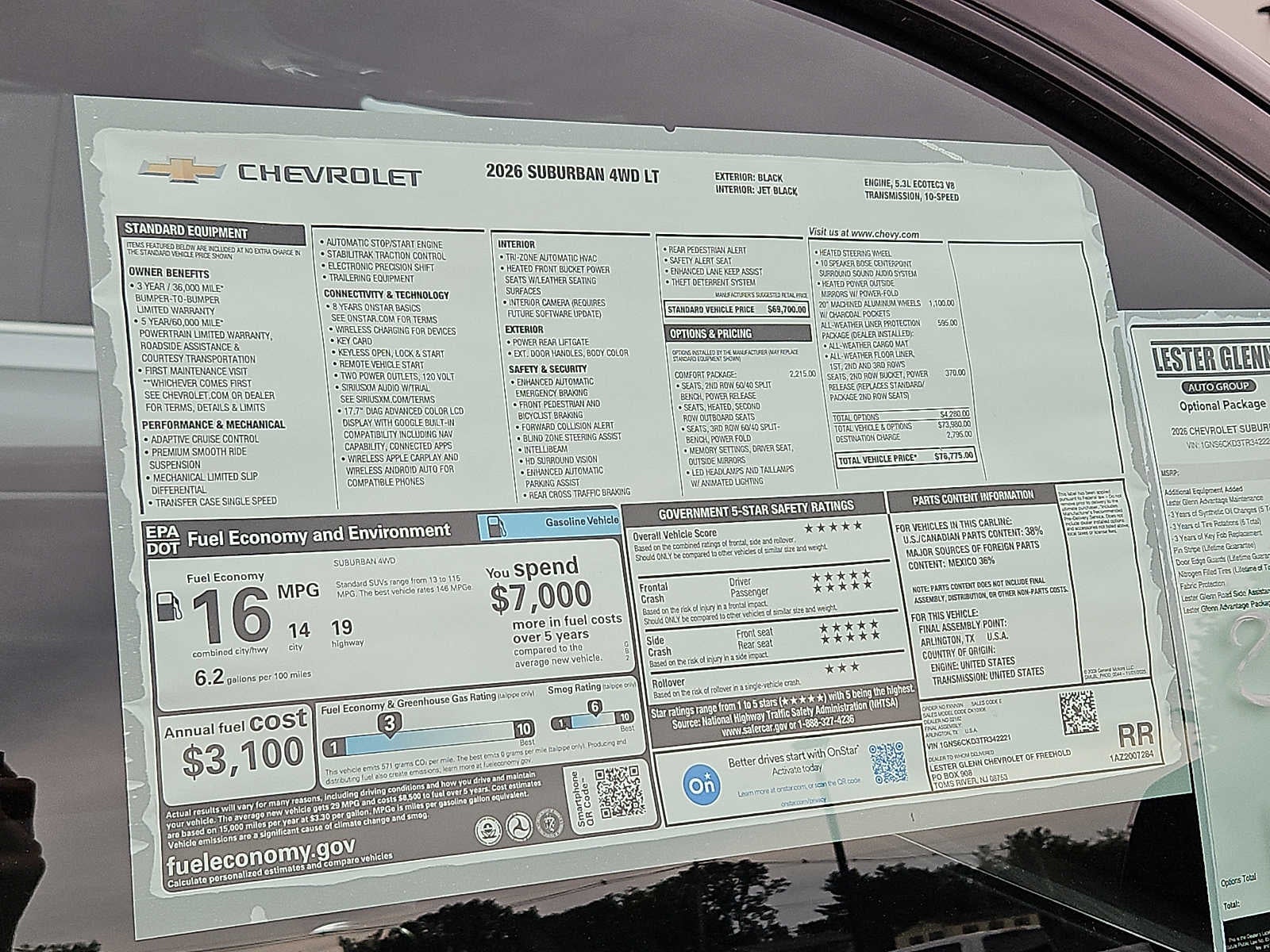 2026 Chevrolet Suburban LT