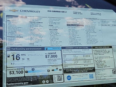 2026 Chevrolet Suburban LT