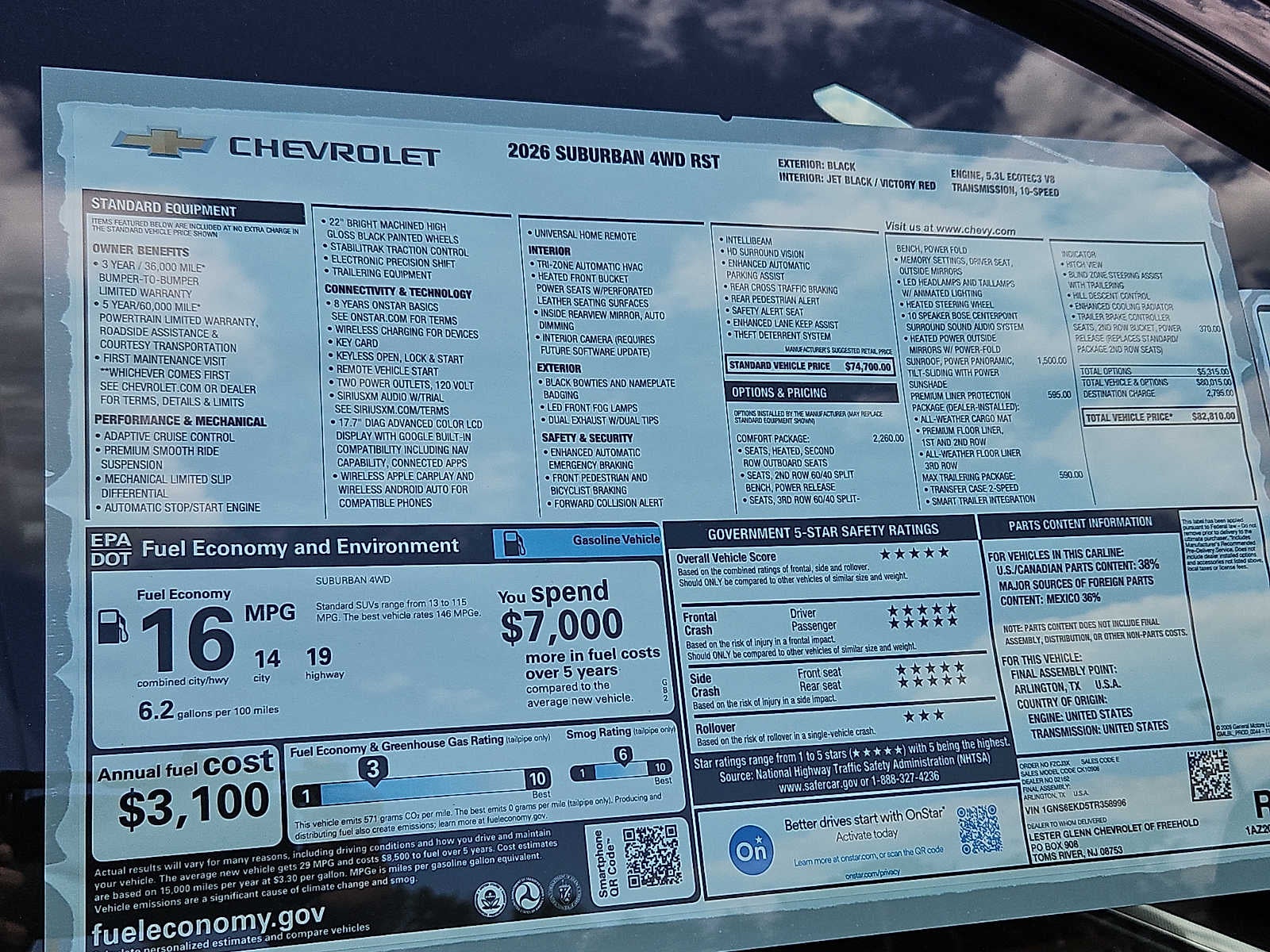 2026 Chevrolet Suburban RST