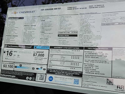2026 Chevrolet Suburban RST