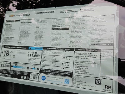 2026 Chevrolet Suburban RST