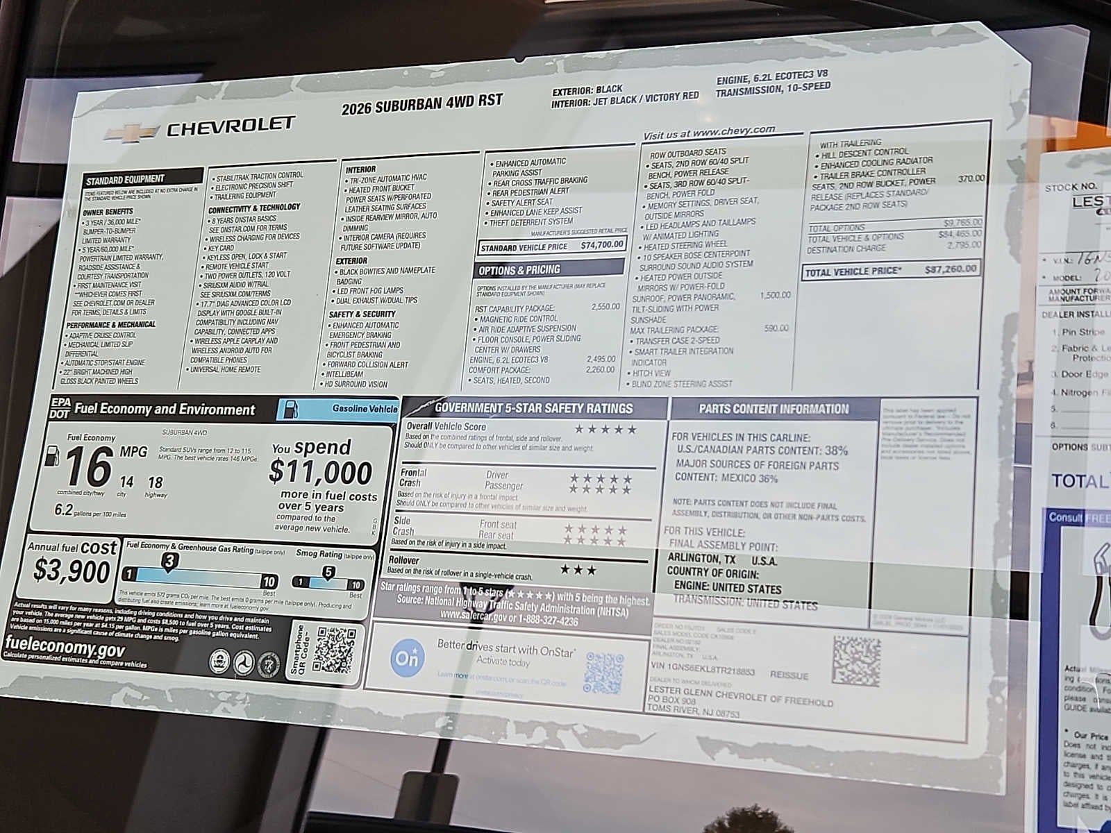 2026 Chevrolet Suburban RST