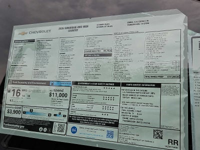 2026 Chevrolet Suburban High Country