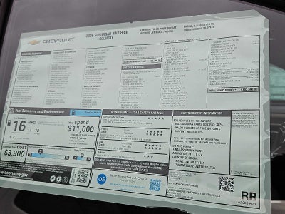 2026 Chevrolet Suburban High Country