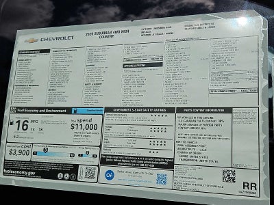 2026 Chevrolet Suburban High Country