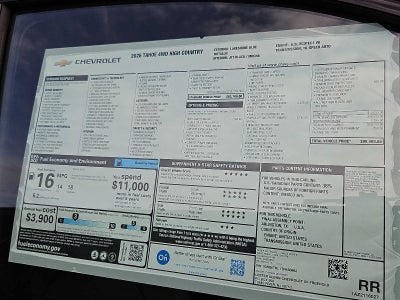 2026 Chevrolet Tahoe High Country