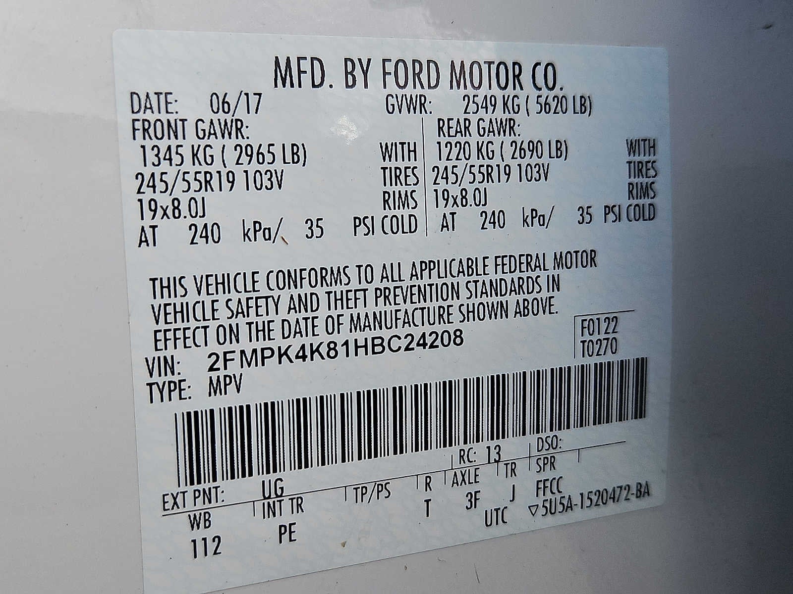 2017 Ford Edge Titanium