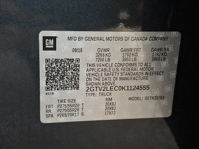 2019 GMC Sierra 1500 Limited DBL CAB 4WD