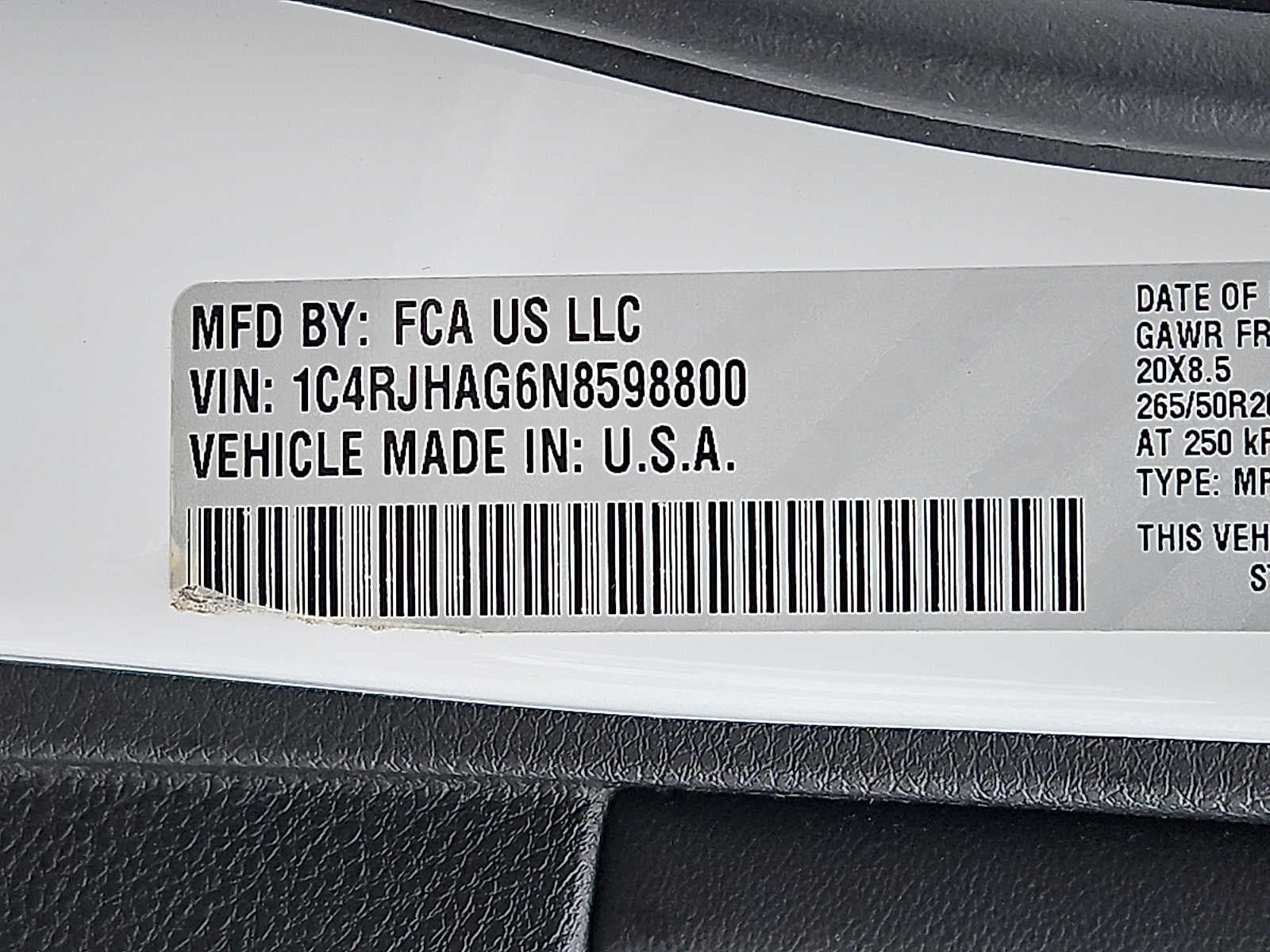 2022 Jeep Grand Cherokee Altitude