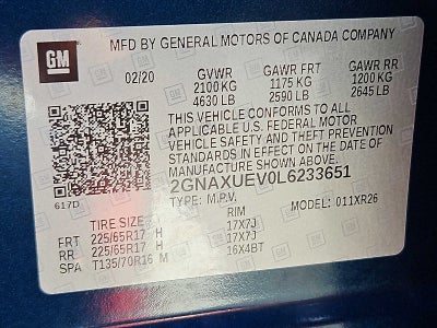 2020 Chevrolet Equinox LT