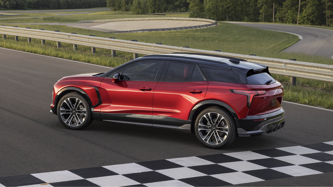 Exterior of a 2026 Chevy Blazer EV