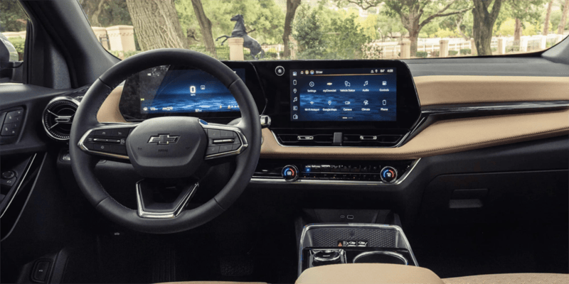 2027 Chevrolet Equinox dashboard and cockpit