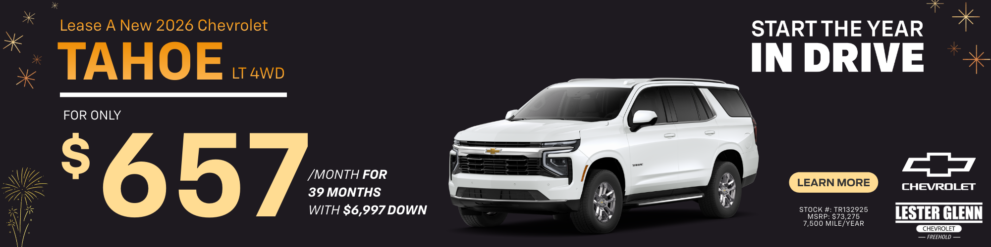 Chevrolet Tahoe Special Offers