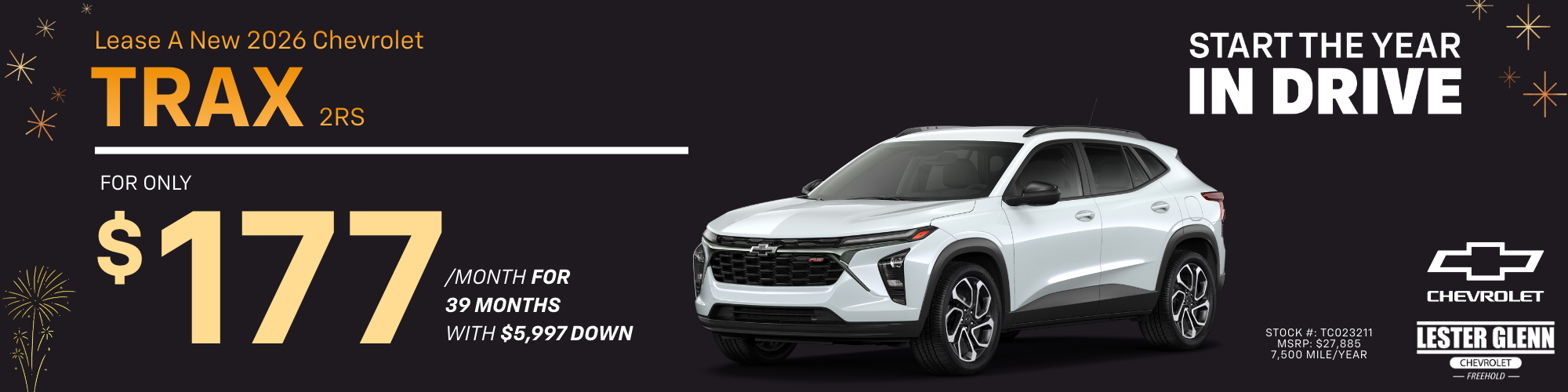 Lester Glenn Chevrolet of Freehold Trax Specials