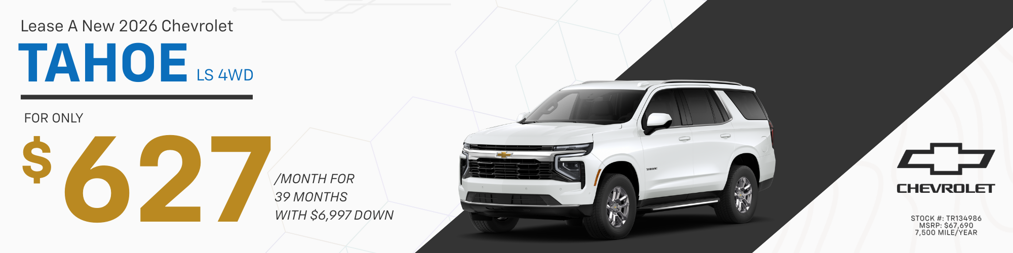 Chevrolet Tahoe Specials