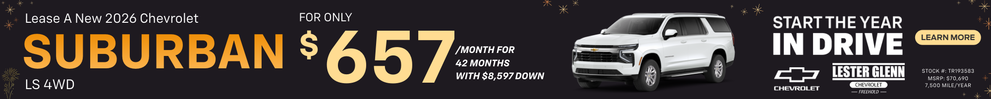 2025 Chevrolet Suburban Specials