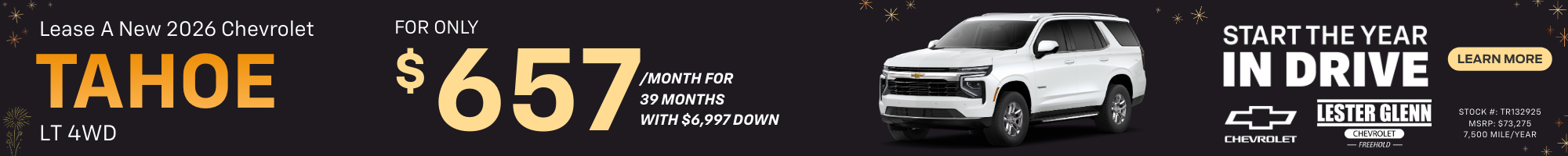 Chevrolet Tahoe Specials