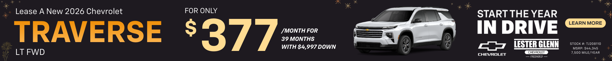 Chevrolet Traverse Specials