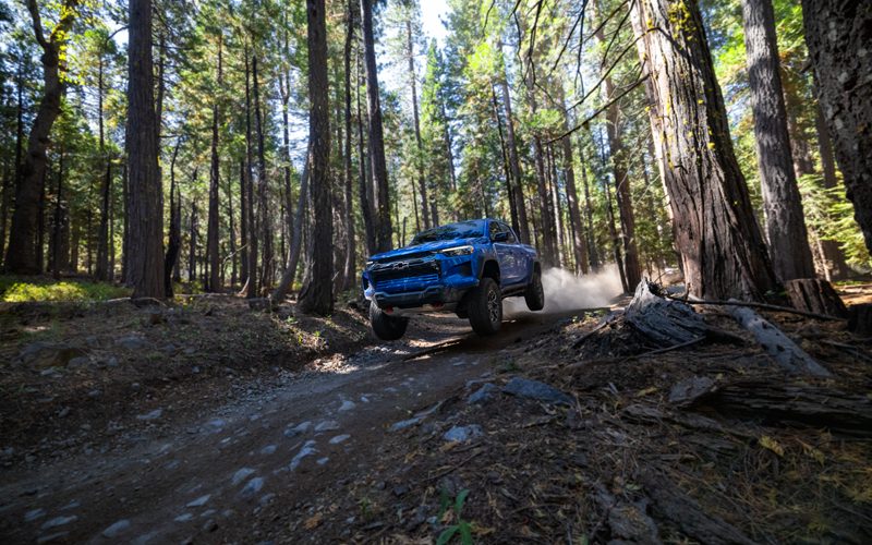 Chevrolet Colorado on Trail