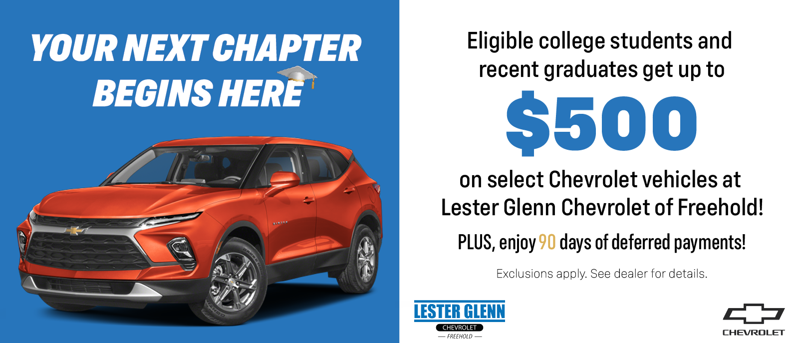 College Graudate Discount Program Information