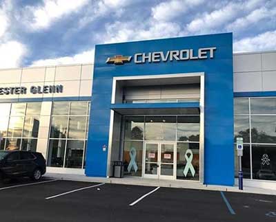 Lester Glenn storefront