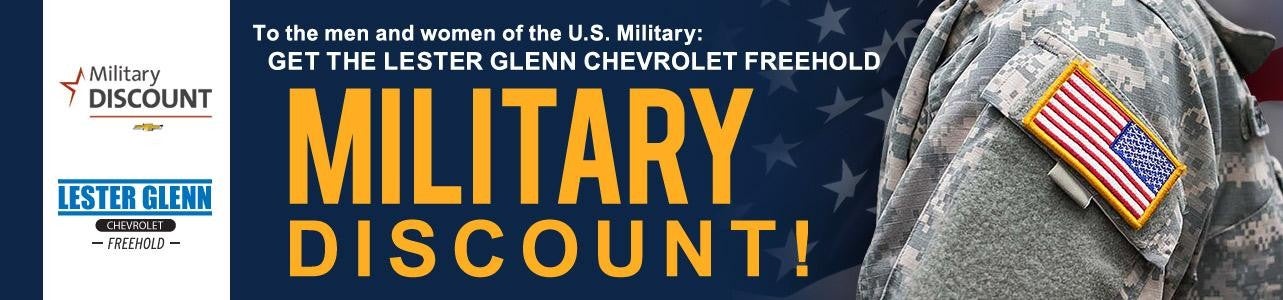 Chevy Discount from Lester Glenn Chevrolet of Freehold