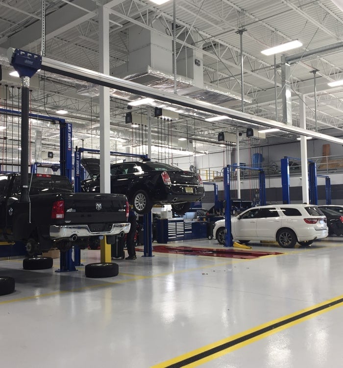 Service department at Lester Glenn Chevrolet of Freehold in Freehold NJ