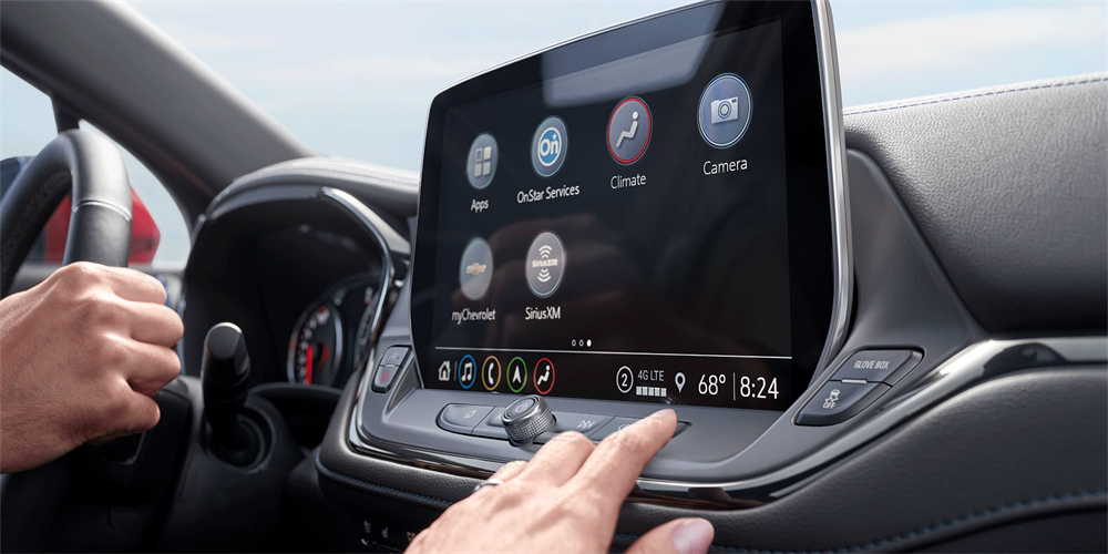 Advanced touchscreen and dashboard technology inside the 2026 Chevrolet Blazer