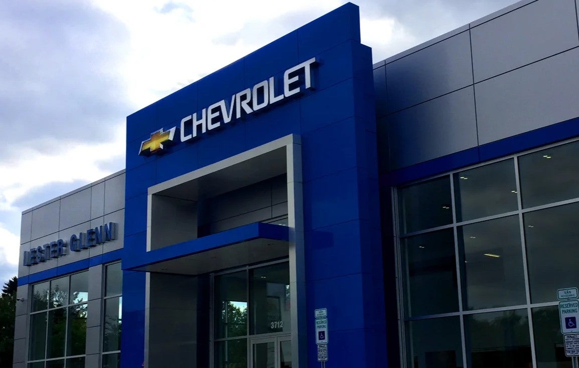 Exterior of Lester Glenn Chevrolet of Freehold dealership in New Jersey
